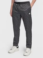 Spodnie sportowe męskie - Guess Spodnie dresowe Korbin Z2BB05 FL04Q Czarny Regular Fit - miniaturka - grafika 1