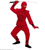 Stroje karnawałowe - Widmann 74538 - Kinderkostüm Red Ninja, Anzug und Maske, Größe 158 - miniaturka - grafika 1