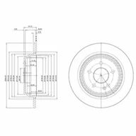 Tarcze hamulcowe - Tarcza hamulcowa DELPHI BG4063C - miniaturka - grafika 1