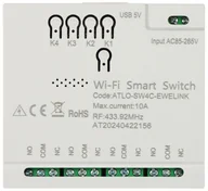 Kamery do monitoringu - INTELIGENTNY PRZEŁĄCZNIK ATLO-SW4C-EWELINK Wi-Fi, eWeLink - miniaturka - grafika 1