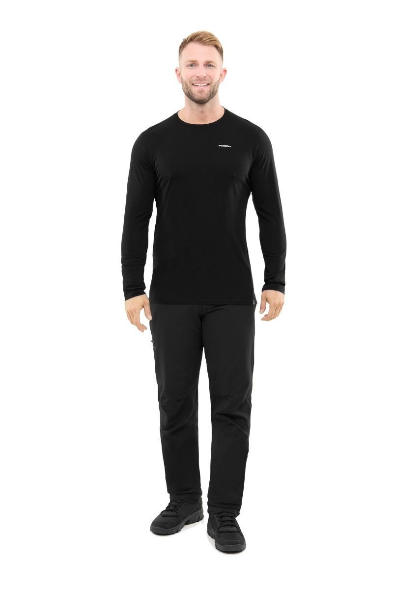 Viking Koszulka trekkingowa męska Andali LS czarna XXL