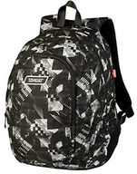 Plecaki - Target 3 Zip Duel Chaotic 26707 - Plecak, czarny/szary, 3 Zip Pojedynczy Plecak - miniaturka - grafika 1