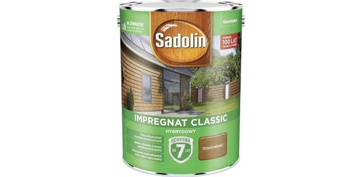 Sadolin Impregnat do drewna Hybrydowy orzech włoski 4 5 l 5327529