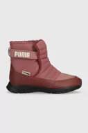 Buty dla dziewczynek - Puma śniegowce dziecięce Puma Nieve Boot WTR kolor czerwony - miniaturka - grafika 1