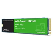 Dyski SSD - WD Dysk SSD Green SN350 240 GB M.2 2280 PCI-E x4 Gen3 NVMe WDS240G2G0C WDS240G2G0C - miniaturka - grafika 1