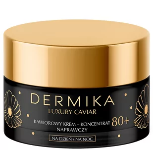 Dermika Luxury Caviar Kawiorowy krem koncentrat naprawczy 80+ na dzień i na noc 50ml - Kremy do twarzy - miniaturka - grafika 1