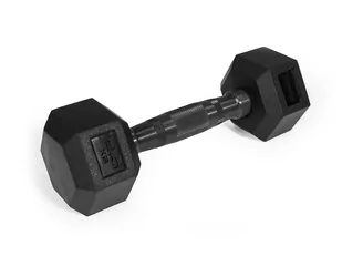 Zipro hantel HEX gumowany 1 x 2.5 kg - Hantle i ciężarki - miniaturka - grafika 1