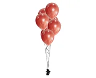 Balony i akcesoria - Balony Beauty&Charm, platynowe czerwone 20 szt. - miniaturka - grafika 1