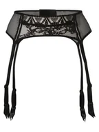 Majtki damskie - Passionata - Damski pas do pończoch, czarny - miniaturka - grafika 1