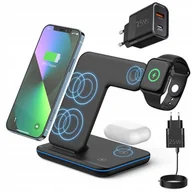 Ładowarki do telefonów - Stacja Ładowania 3w1 do Apple Watch Airpods iPhone - miniaturka - grafika 1