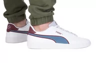 Sneakersy damskie - Puma, Buty sneakersy Smash 3.0 Retro Prep 38937601, rozm. 45, Biały - miniaturka - grafika 1