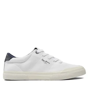 Sneakersy Pepe Jeans Kenton Serie M PMS31041 Biały - Sneakersy męskie - miniaturka - grafika 1