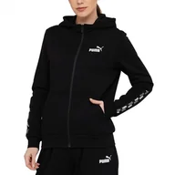 Bluzy damskie - Puma Bluza Damska Z Kapturem Power Full Zip Hoodie 589537-01 Xs - miniaturka - grafika 1