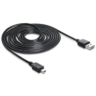Delock 3m USB 2.0 A - mini USB m/m kabel USB - Kable USB - miniaturka - grafika 1
