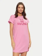 Bielizna nocna - Hunkemöller Koszula nocna 206556 Różowy Regular Fit - miniaturka - grafika 1