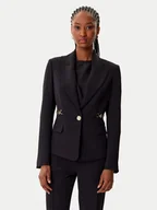 Marynarki i żakiety damskie - ARTIGLI Marynarka ACGI002995 Czarny Regular Fit - miniaturka - grafika 1