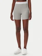 Piżamy damskie - Calvin Klein Underwear Szorty piżamowe 000QS7216E Szary Slim Fit - miniaturka - grafika 1