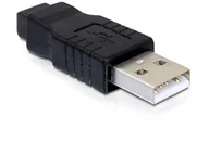 Adaptery i przejściówki - Delock Adapter USB AM->Mini USB BF 2.0 65094 - miniaturka - grafika 1