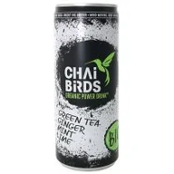 Soki i napoje niegazowane - Bio CHIA BIRDS (napoje orzeźwiające) NAPÓJ ORZEŹWIAJĄCY ZIELONA HERBATA-IMBIR-MIĘTA-LIMONKA PUSZKA 250 ml - CHIA BIRDS BP-9120069180077 - miniaturka - grafika 1