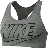Biustonosze - Nike Med Futura Bra sportowy biustonosz damski szary Smoke Grey/Pure/(Black) L - miniaturka - grafika 1