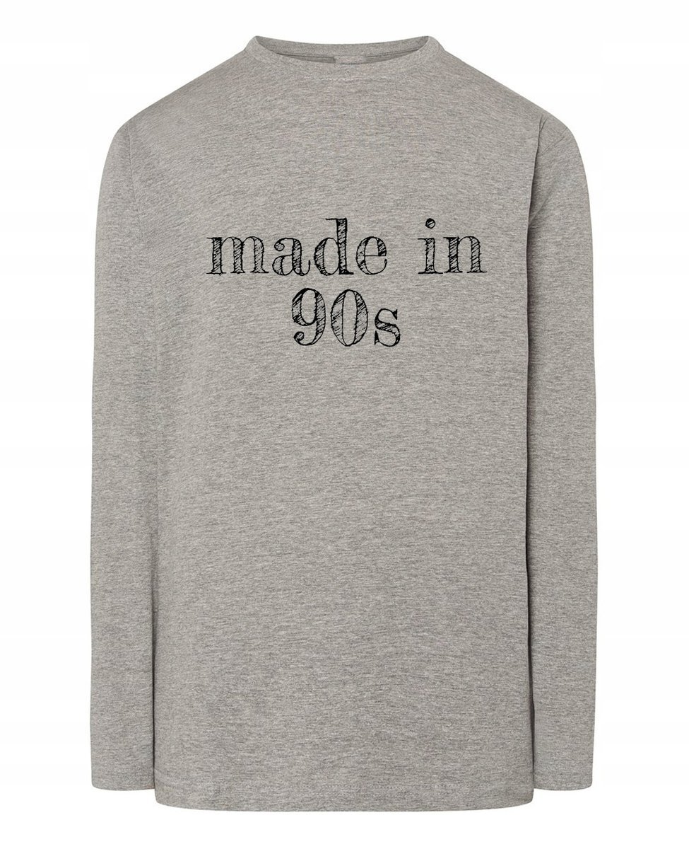 Longsleeve męski Made in 90s Urodzony w latach 90 tych r.XS