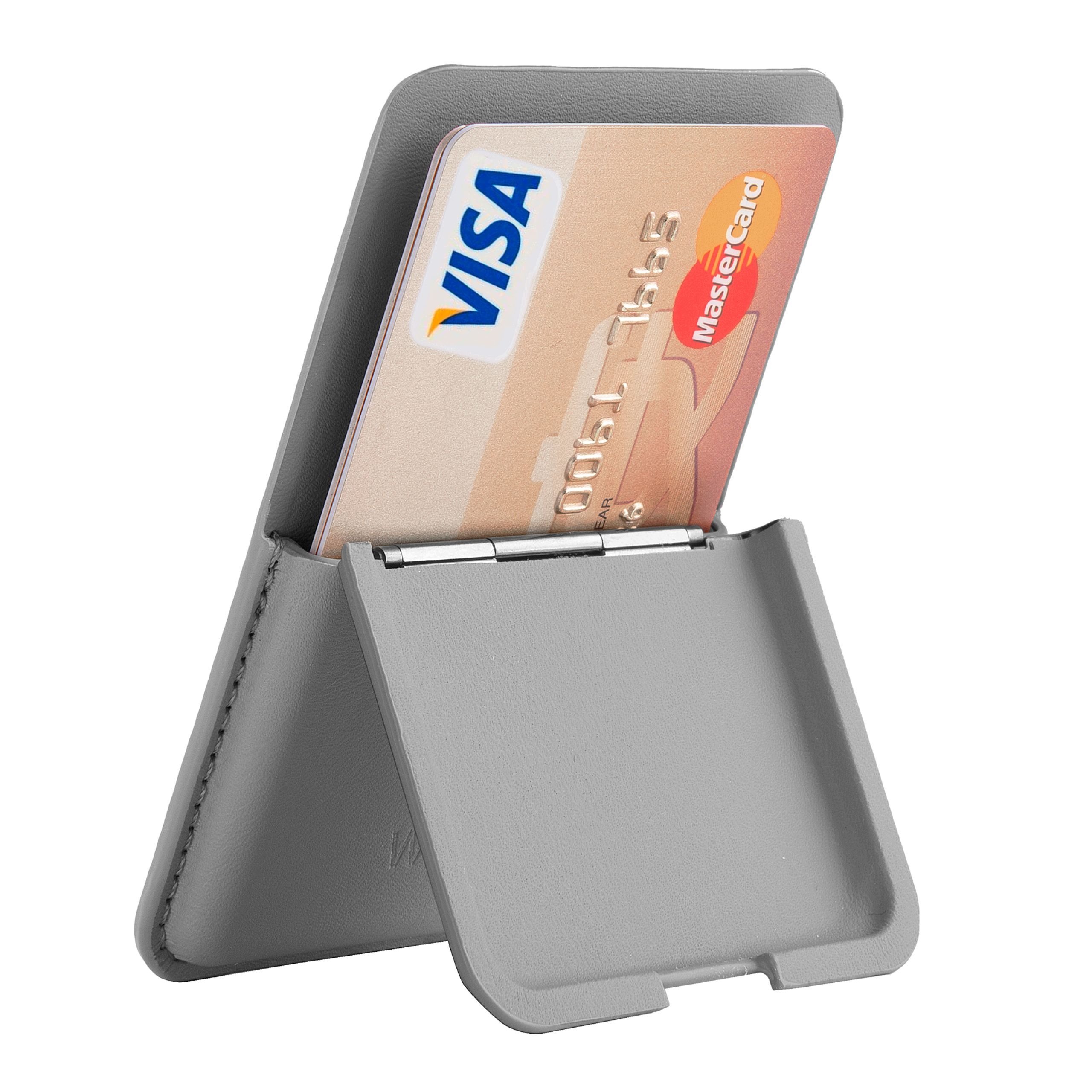 WiWU magnetyczny portfel etui na karty MagSafe Mag Wallet MW-001 szary