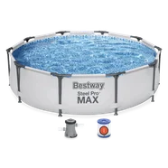 Basen ogrodowy stelażowy, zestaw 9w1, Bestway, 305x76 cm