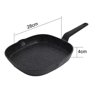 PATELNIA GRILLOWA MARMURKOWA KLAUSBERG 28cm KB-7662 - Patelnie - miniaturka - grafika 7
