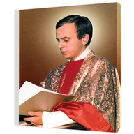 Ikony i obrazy sakralne - Obraz religijny na płótnie Błogosławiony Ksiądz Jerzy Popiełuszko - miniaturka - grafika 1