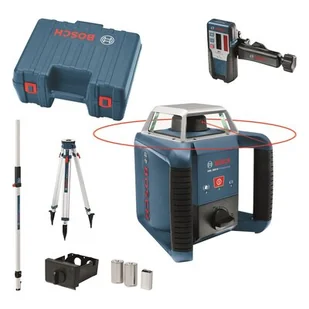 Bosch GRL 400 H w zestawie LR1 + BT 170 + GR 240 - Poziomice laserowe - miniaturka - grafika 1