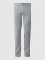 Spodnie męskie - Chinosy o kroju slim fit z dodatkiem streczu model ‘Jorck’ - miniaturka - grafika 1