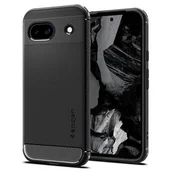 Etui i futerały do telefonów - Etui SPIGEN Rugged Armor do Google Pixel 8A Czarny - miniaturka - grafika 1