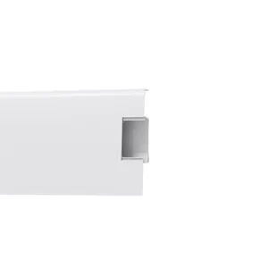 Arbiton Listwa przypodłogowa LARS 70 mm biały matowy - Listwy przypodłogowe - miniaturka - grafika 1
