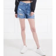 Spodenki damskie - CALVIN KLEIN JEANS Szorty | Mom Fit - miniaturka - grafika 1