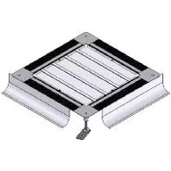 Kanały kablowe - Hager polo tehalit.UK Uniwersalna puszka podłogowa na nóżkach rozmiar 2 120-170 stal UDH2120170 - miniaturka - grafika 1