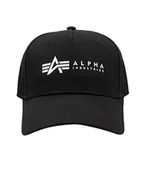 Czapki damskie - Czapka ALPHA INDUSTRIES CAP czarna 126912 03 - miniaturka - grafika 1