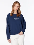 Bluzy damskie - New Balance Bluza WT31557 Granatowy Regular Fit - miniaturka - grafika 1