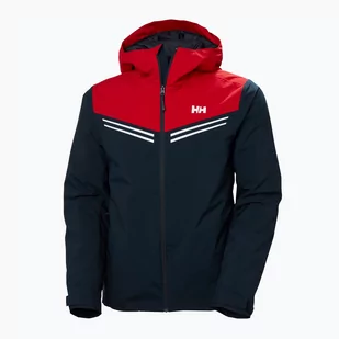 Kurtka narciarska męska Helly Hansen Alpine Insulated granatowo-czerwona 65874_597 xl - Kurtki narciarskie - miniaturka - grafika 1