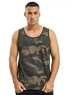 Koszulki męskie - Brandit Męski tank top na ramiączkach/Cami Shirt, Darkcamo, L - miniaturka - grafika 1