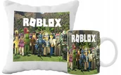 Gadżety dla niej i dla niego - ZESTAW PODUSZKA + KUBEK PREZENT DLA DZIECKA ROBLOX MAN FACE GRA + IMIĘ #4 - miniaturka - grafika 1