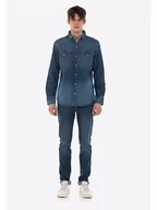 Spodnie męskie - True Religion Dżinsy "Rocco" - Slim fit - w kolorze niebieskim - miniaturka - grafika 1