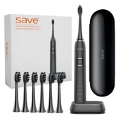 Szczoteczki elektryczne - Szczoteczka Soniczna z Bazą Ładującą i 6 wymiennymi końcówkami - miniaturka - grafika 1