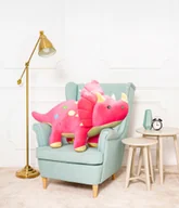 Maskotki i pluszaki - DUŻY WIELKI DINOZAUR ALEX PLUSZOWY PRZYTULANKA MIŚ MASKOTKA 120CM RÓŻOWY - miniaturka - grafika 1