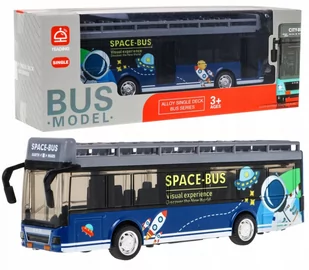 Autobus zabawka Metalowy efekty świetlne dźwiękowe - Samochody i pojazdy dla dzieci - miniaturka - grafika 1