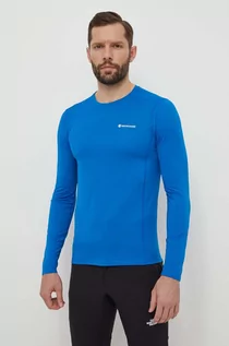 Bielizna sportowa męska - Montane longsleeve funkcyjny Dart Lite kolor niebieski MDLLS15 - grafika 1