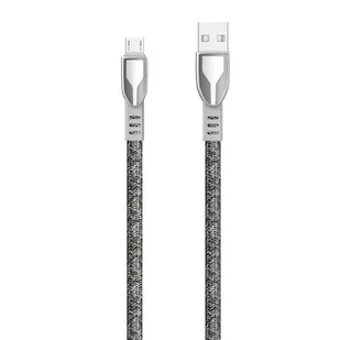 Dudao kabel pleciony USB - micro USB 5 A 1 m szary (L3PROM gray) - Kable USB - miniaturka - grafika 1