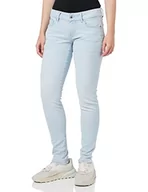 Spodnie damskie - Pepe Jeans Jeansy damskie Soho, Niebieski (Denim-pe0), 34W / 28L - miniaturka - grafika 1