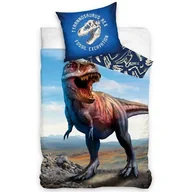 Pościel dla dzieci - Dziecięca pościel bawełniana Nieśmiertelny T-Rex, 140 x 200 cm, 70 x 90 cm - miniaturka - grafika 1