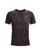 Koszulki sportowe męskie - Under Armour Koszulka funkcyjna w kolorze ciemnoszarym ze wzorem - miniaturka - grafika 1