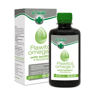 Dr Seidla Dr Seidel Flawitol Omega 3 z lecytyną 250ml - Suplementy i witaminy dla psów - miniaturka - grafika 2